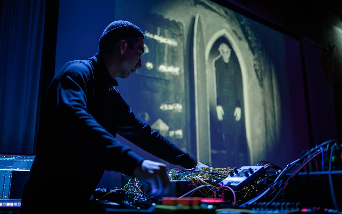 Illustration de l'événement : Nosferatu (1922) | Ciné-concert électronique live