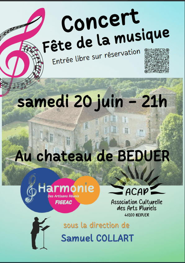 Illustration de l'événement : Concert de la Fête de la musique au château de Béduer