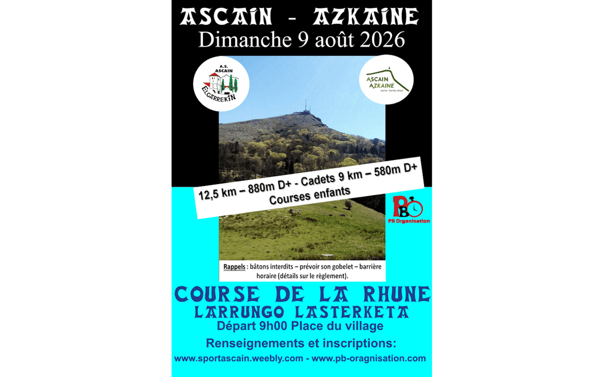 Illustration de l'événement : Course de la Rhune