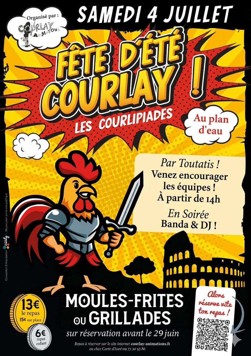 Illustration de l'événement : Fête d'été Courlay - Les Courlipiades