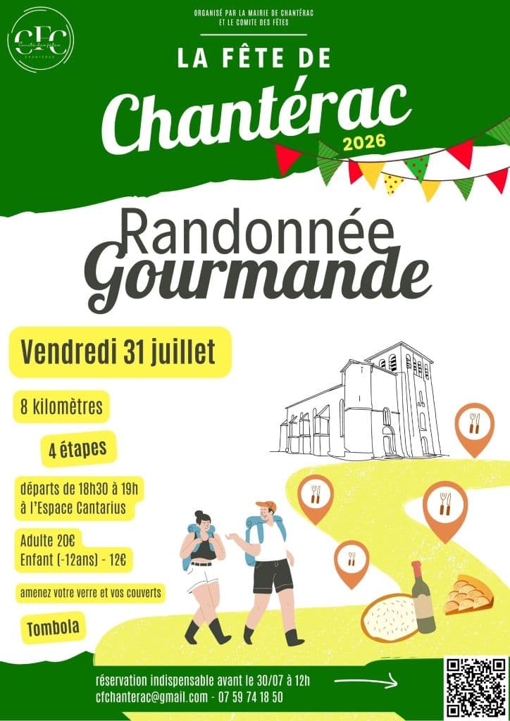 Illustration de l'événement : Fête de Chanterac – Rando gourmande