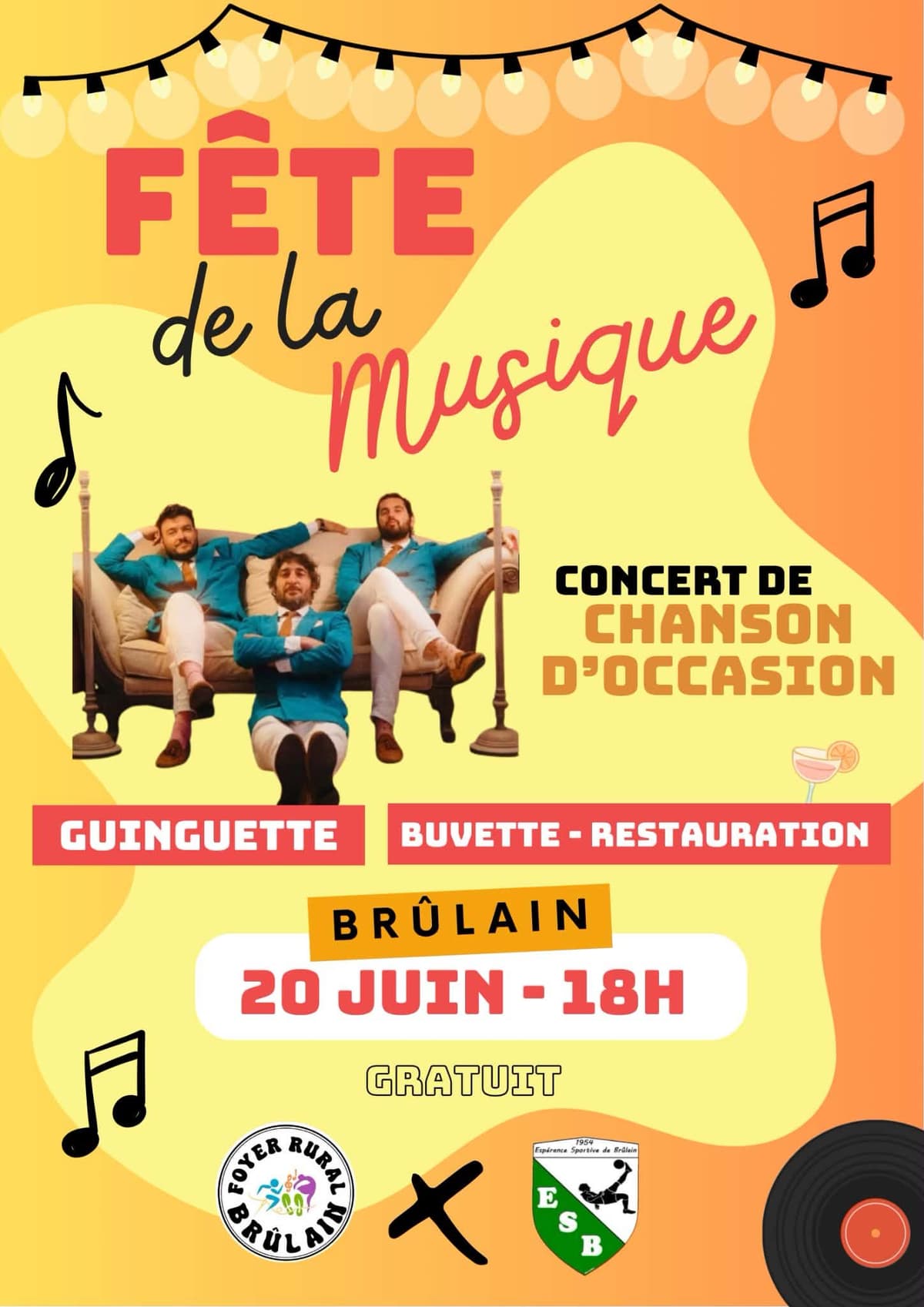 Illustration de l'événement : Fête de la Musique à Brûlain