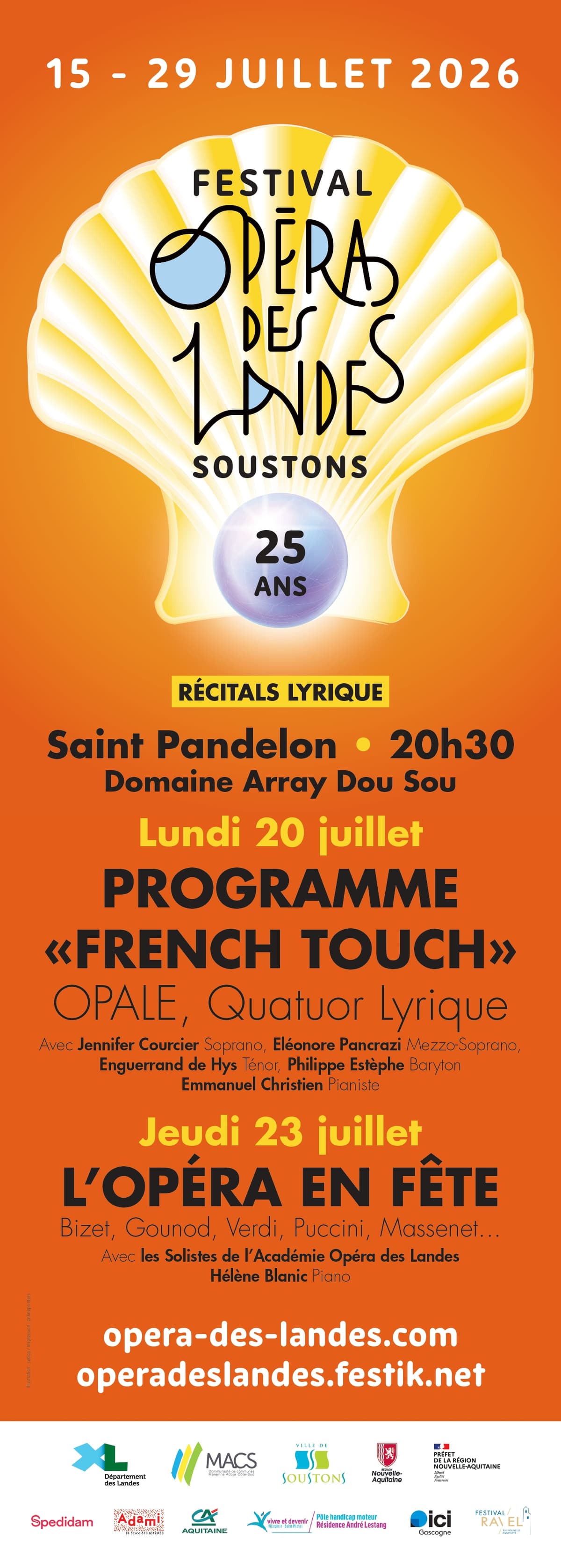 Illustration de l'événement : Concert Opéra des Landes : "Programme French Touch"