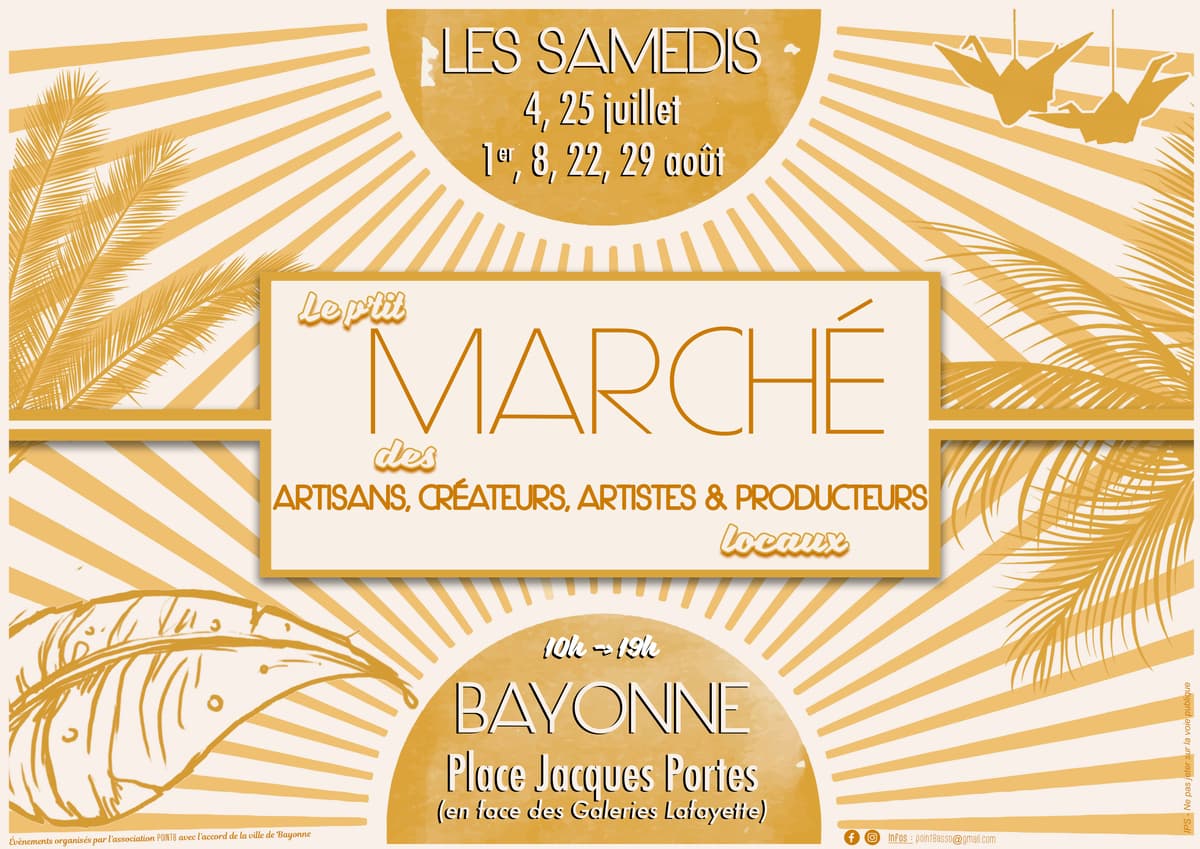 Illustration de l'événement : Le p'tit marché des artisans, créateurs, artistes et producteurs locaux