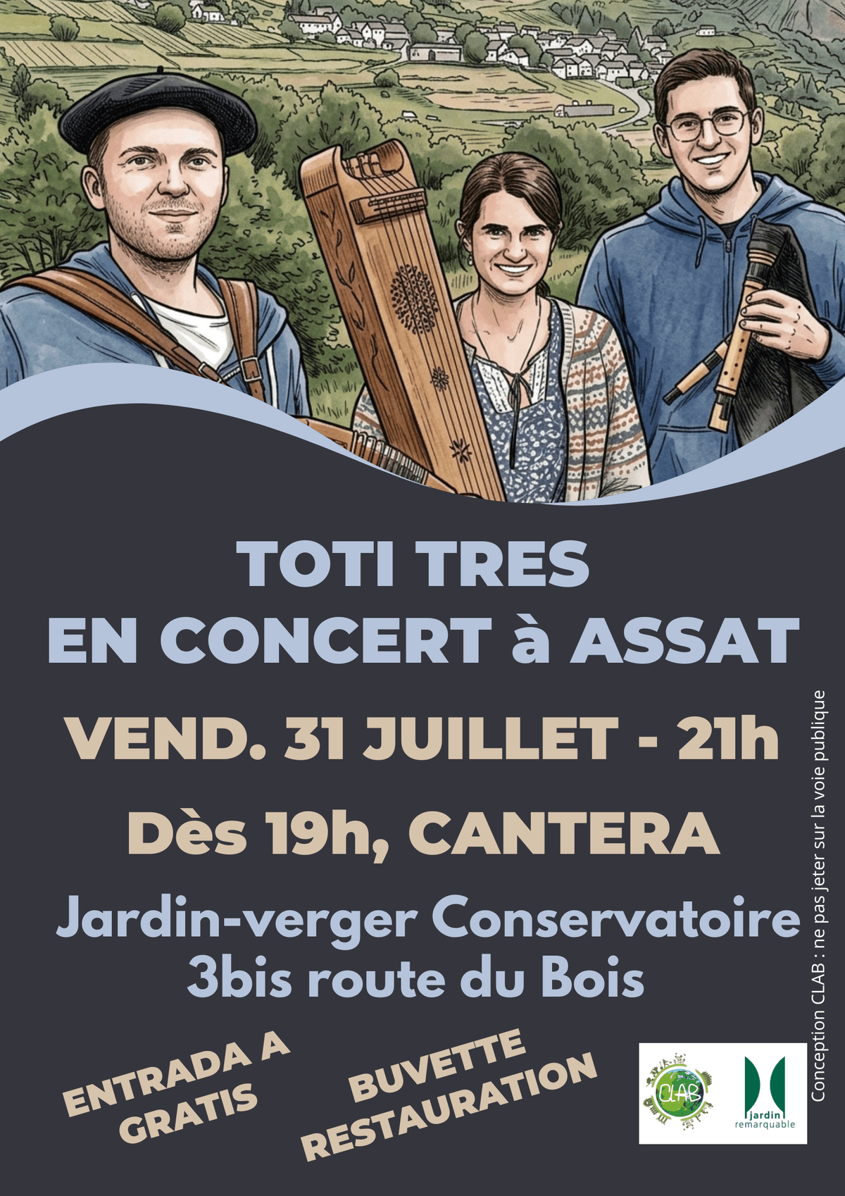 Illustration de l'événement : Concert de Toti Tres