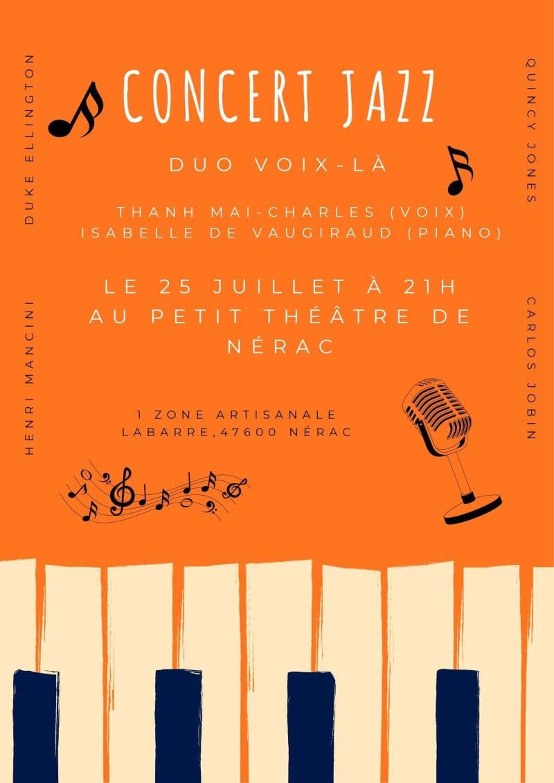Illustration de l'événement : Concert Jazz Duo Voix-là au Petit Théâtre