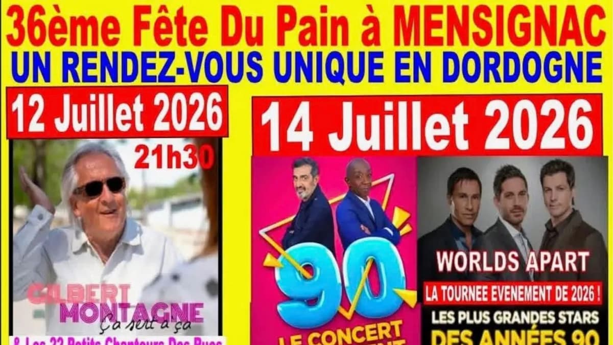 Illustration de l'événement : 36 ème Fête du pain à Mensignac