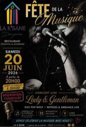 Illustration de l'événement : Fête de la musique au restaurant La K'Bane