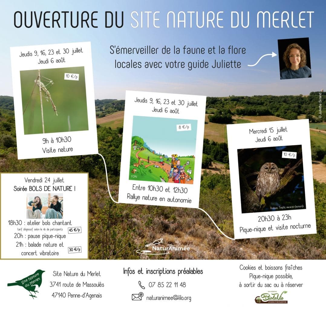Illustration de l'événement : Soirées nature au Site Nature du Merlet