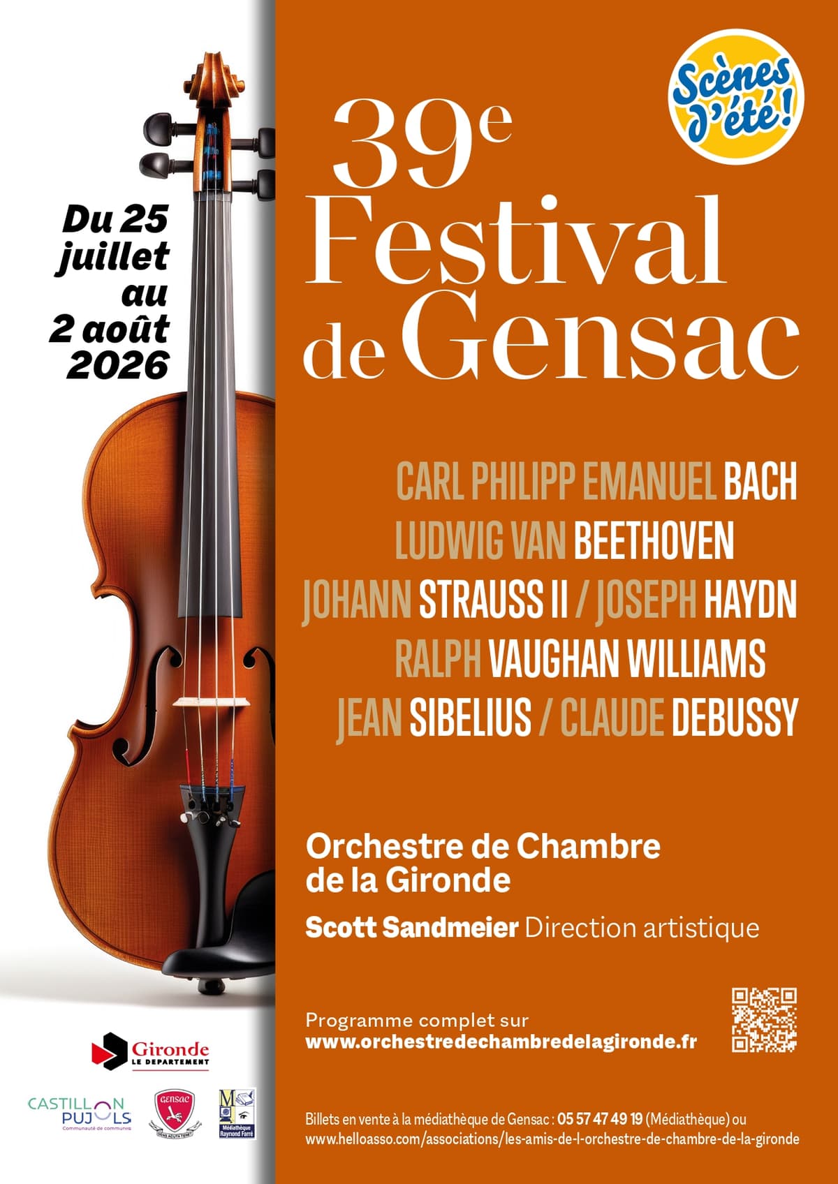 Illustration de l'événement : 39e édition Festival de Musique de Gensac
