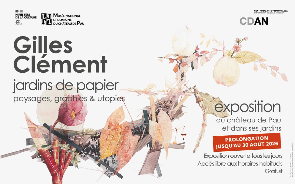 Illustration de l'événement : Gilles Clément Jardins de papier- Prolongation