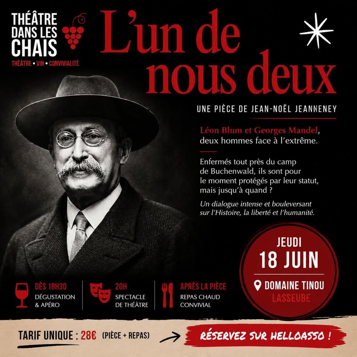 Illustration de l'événement : Théâtre " L'un de nous deux"