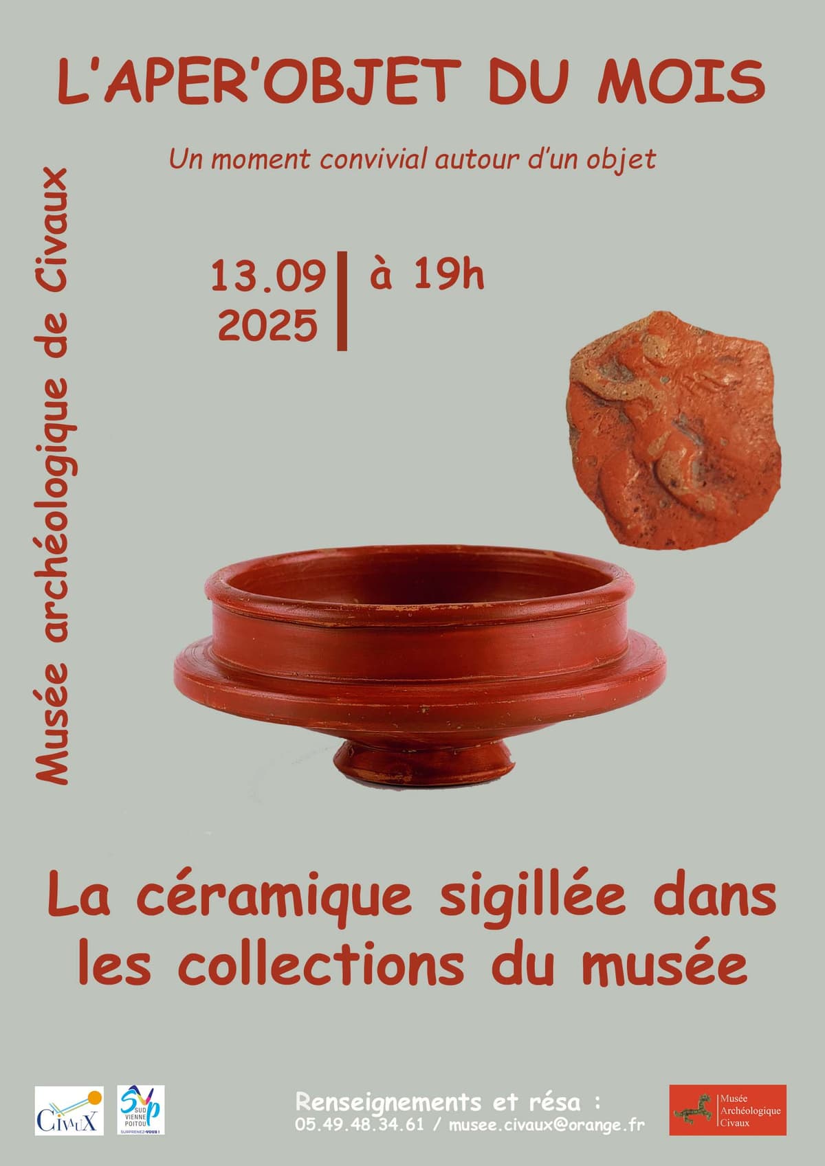 Illustration de l'événement : Apér'objet du mois "Le commerce à l'époque romaine dans les collections du musée"