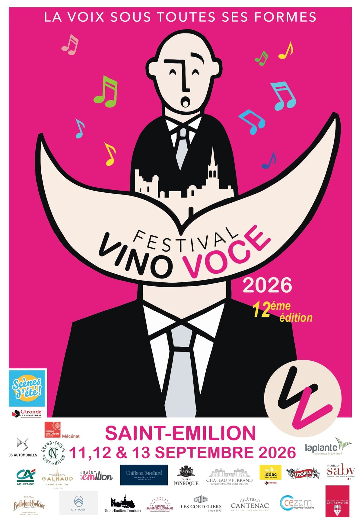 Illustration de l'événement : Festival Vino Voce 12ème édition