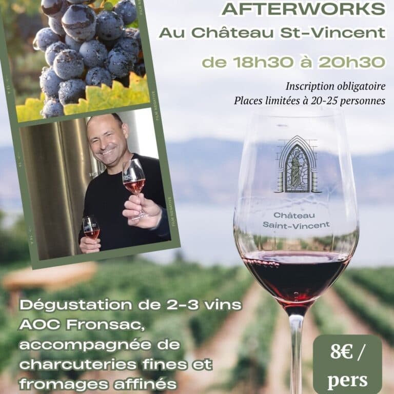Illustration de l'événement : Afterwork au Château Saint-Vincent