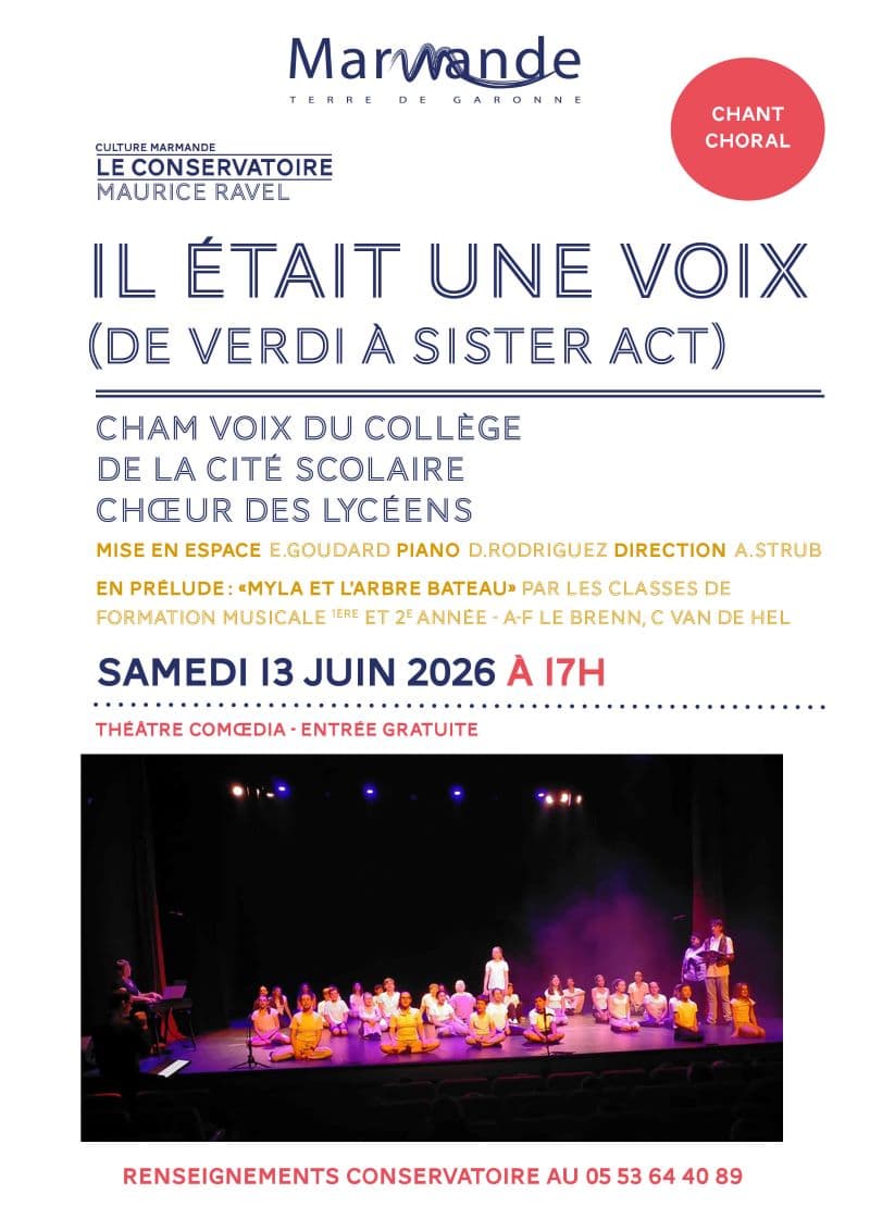 Illustration de l'événement : Concert Voix CHAM - Il était une voix (de Verdi à Sister Act)