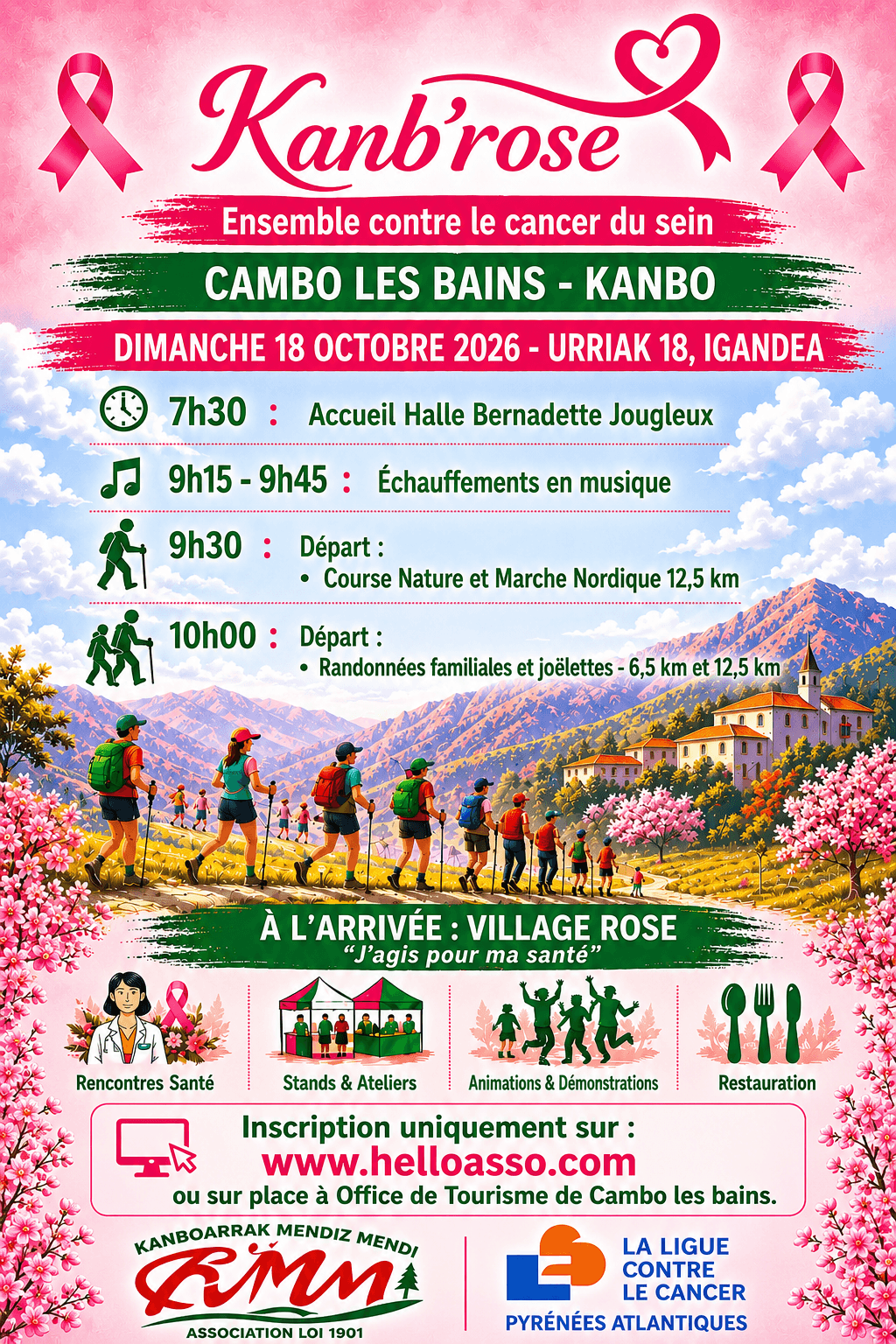 Illustration de l'événement : Kanb'rose - Ensemble contre le cancer du sein