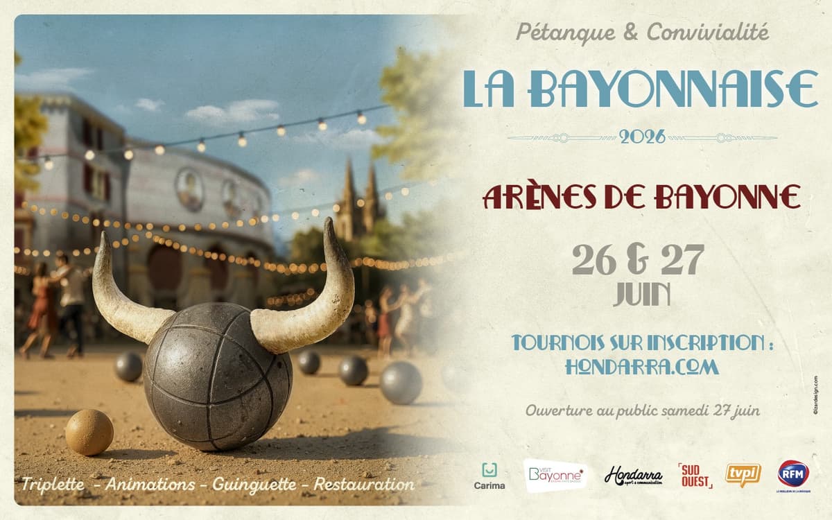 Illustration de l'événement : La Bayonnaise : tournoi de pétanque Grand public