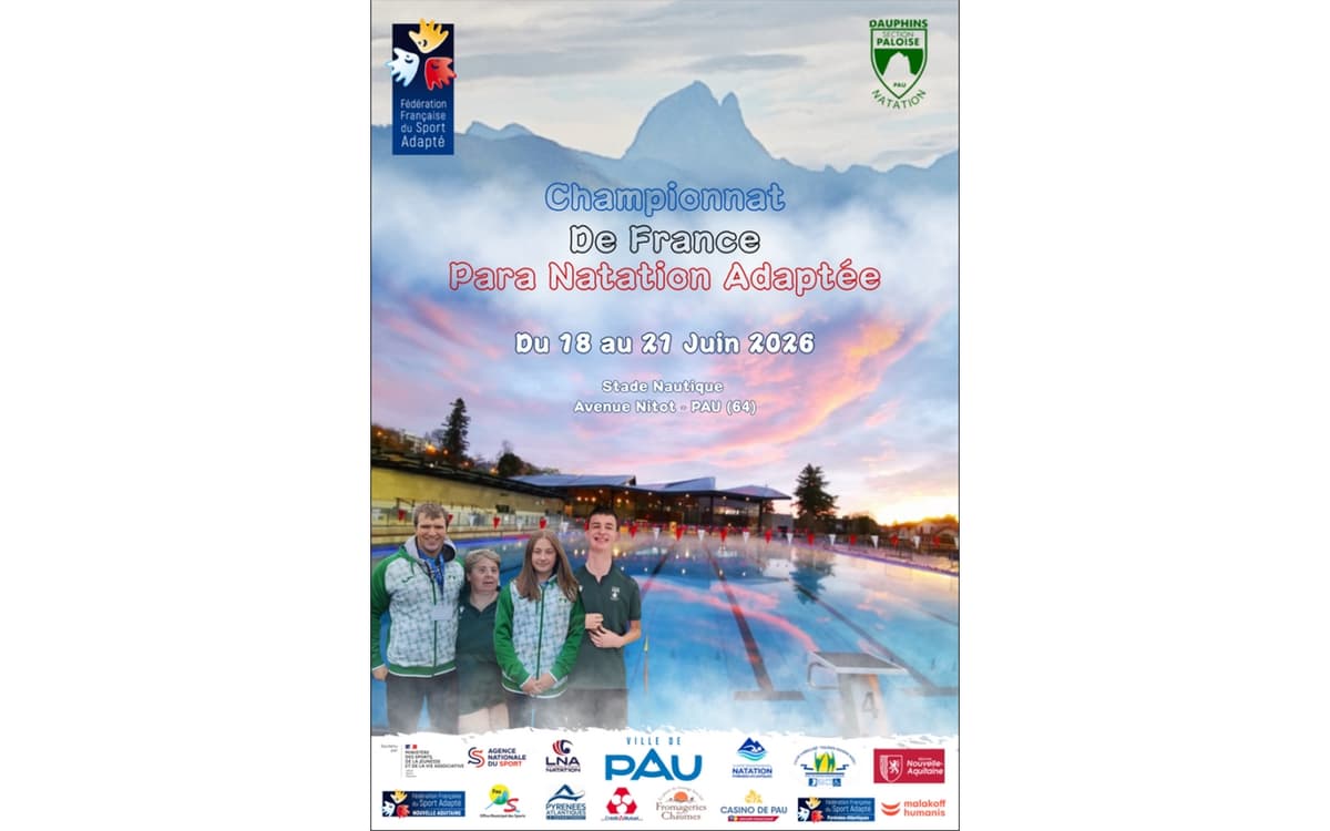 Illustration de l'événement : Championnat de France Para Natation Adaptée