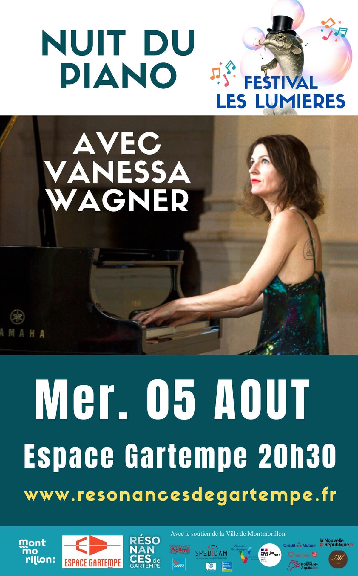 Illustration de l'événement : Nuit du piano avec Vanessa Wagner