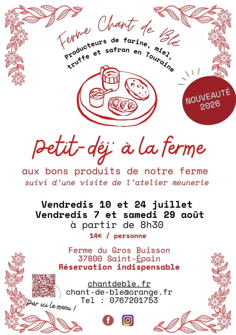 Illustration de l'événement : Petits déjeuners à la ferme