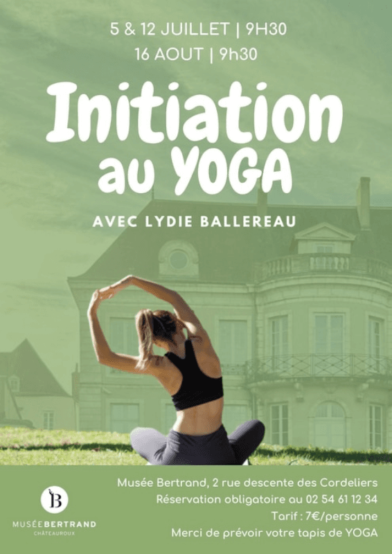 Illustration de l'événement : Yoga dans le jardin du musée Bertrand