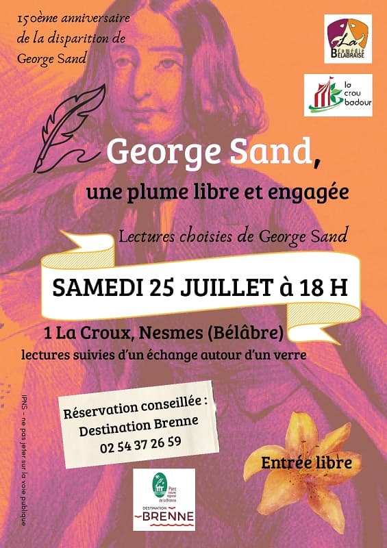 Illustration de l'événement : George Sand, une plume libre et engagée