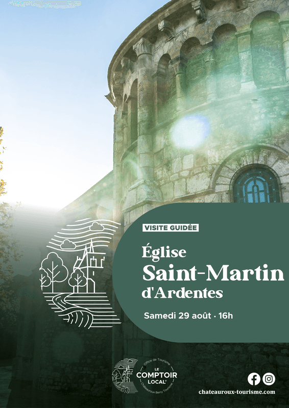 Illustration de l'événement : Visite de l'Église Saint Martin d’Ardentes