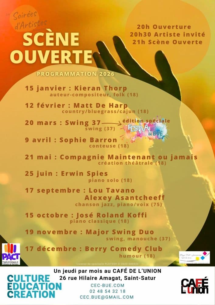 Illustration de l'événement : [SCÈNE OUVERTE] Major Swing Duo