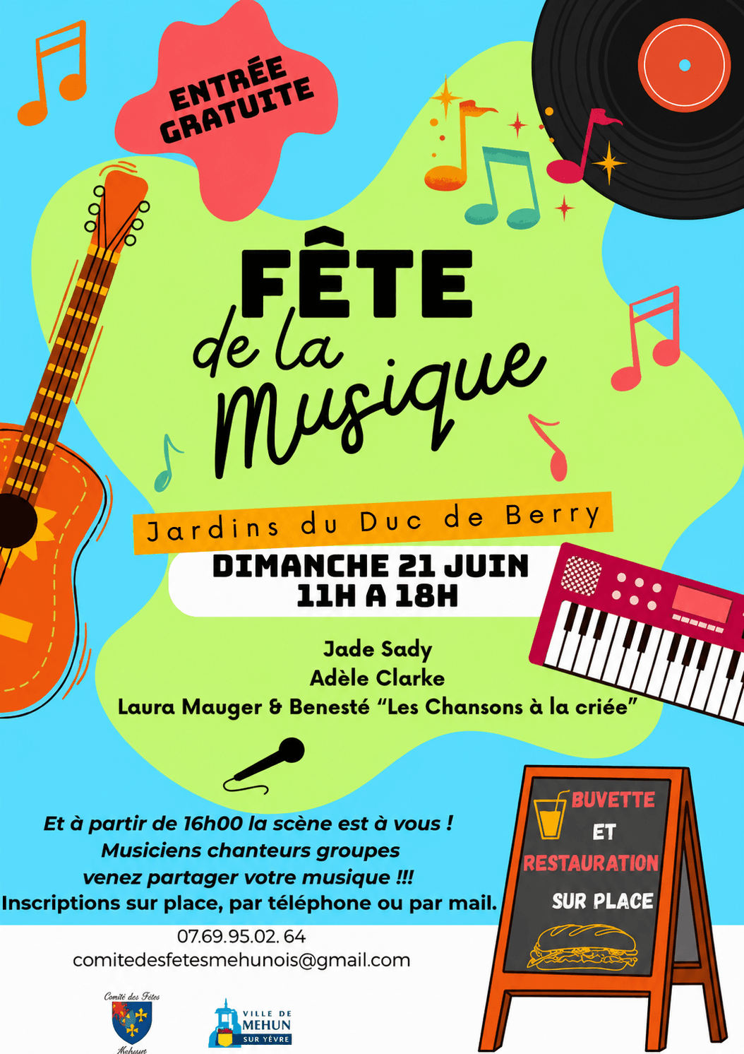 Illustration de l'événement : Fête de la Musique à Mehun-sur-Yèvre