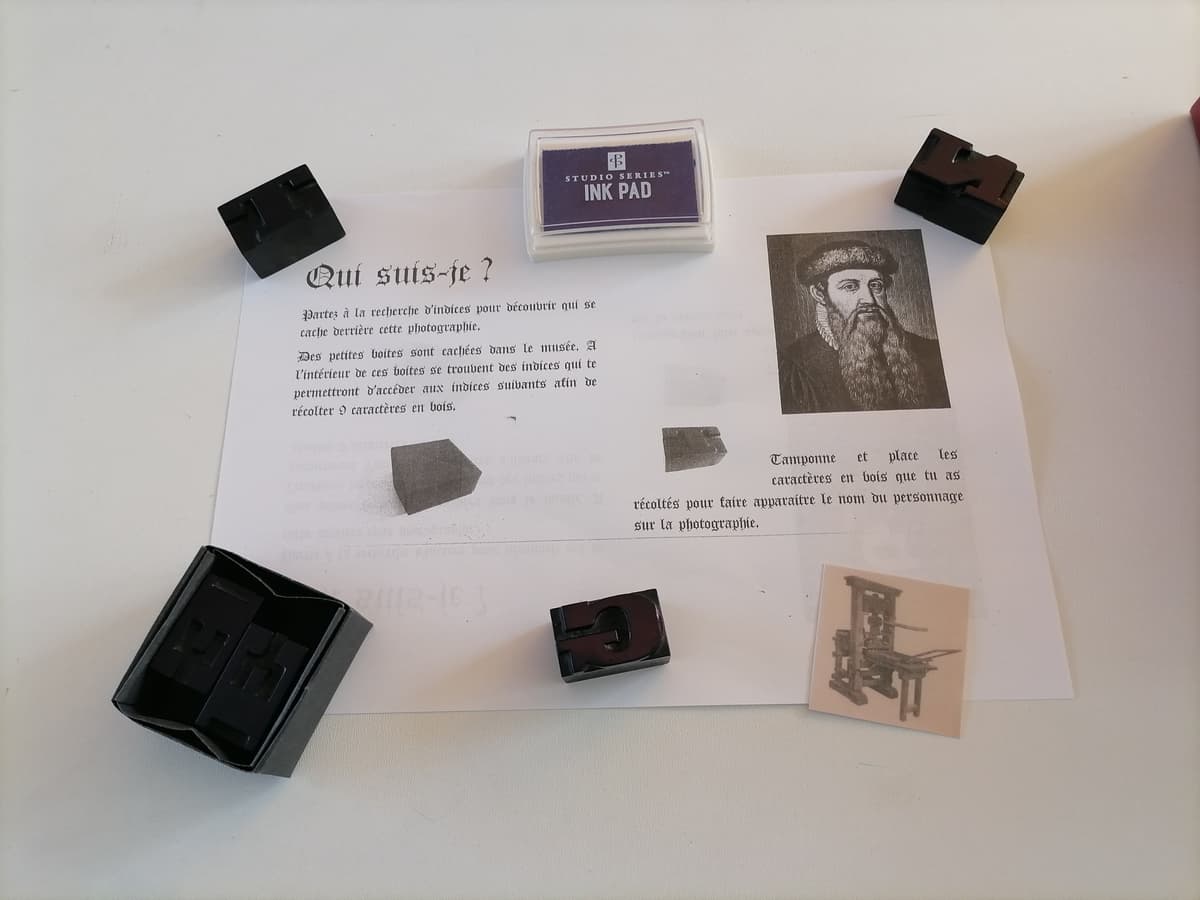 Illustration de l'événement : Sur les traces de Gutenberg (à partir de 5 ans)