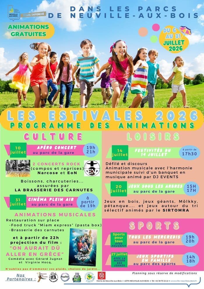 Illustration de l'événement : Jeux sportifs en famille - Les estivales