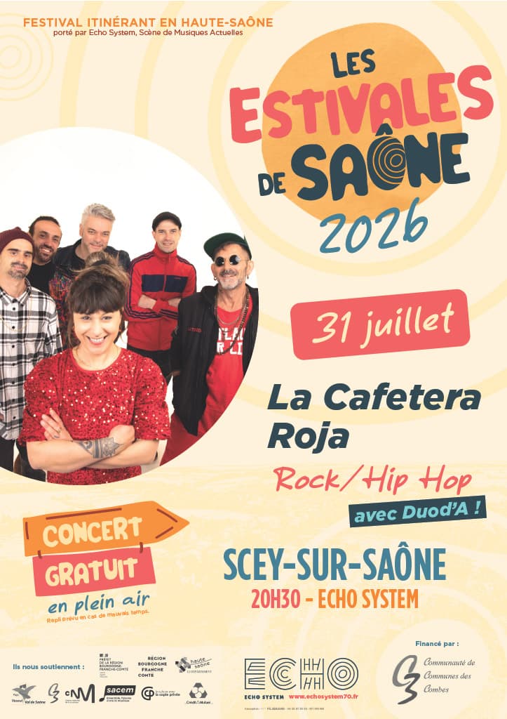 Illustration de l'événement : Les Estivales de Saône - La Cafetera Roja + Duod'A