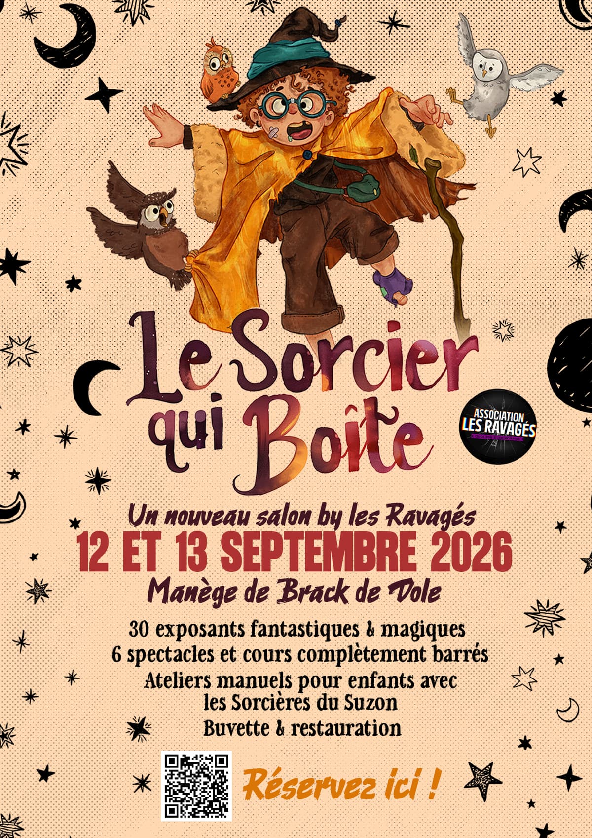 Illustration de l'événement : Le sorcier qui boîte, salon presque fantastique