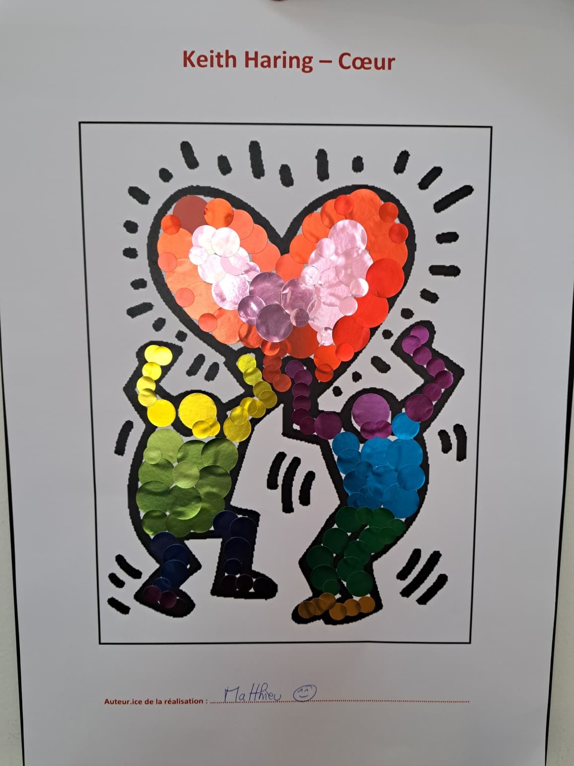 Illustration de l'événement : Tableau gommettes : pour petites mains, grands artistes