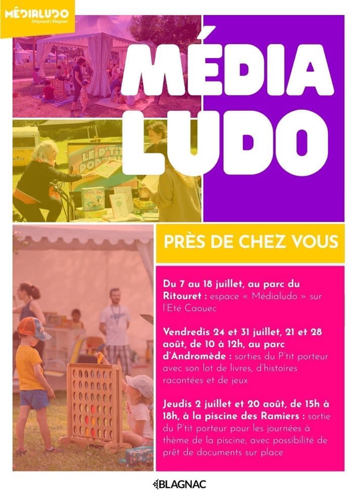 Illustration de l'événement : Sortie du P’tit porteur à la piscine des Ramiers - Jeudi 20 août