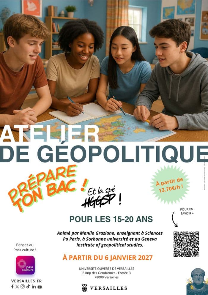 Illustration de l'événement : Atelier de géopolitique pour lycéens et étudiants