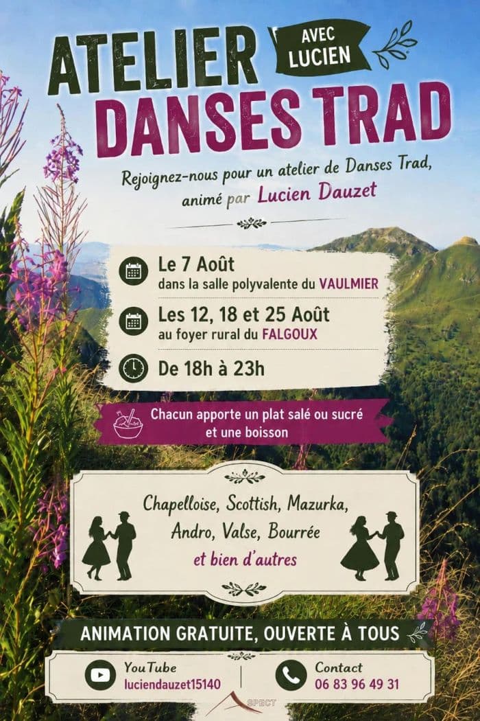 Illustration de l'événement : stage de danses populaires trad et folk