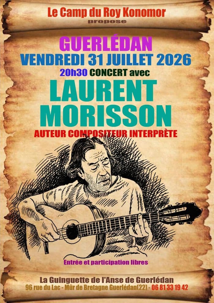 Illustration de l'événement : Concert Chanson, flamenco, musique du monde - Laurent Morisson