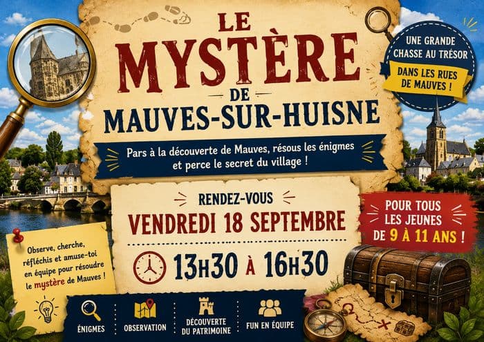 Illustration de l'événement : Levez les yeux ! Le mystère de Mauves-sur-Huisne
