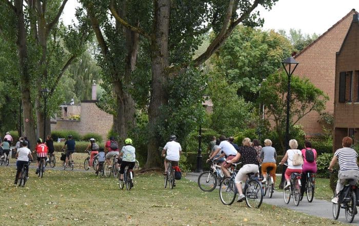 Illustration de l'événement : Visite guidée à vélo sur l'histoire de la construction de la ville nouvelle