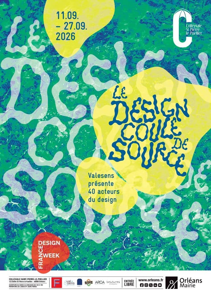 Illustration de l'événement : Exposition « Le Design coule de source »