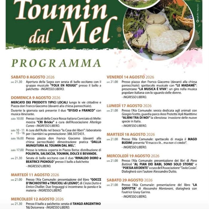 Illustration de l'événement : Festa da Ballo su Bal a Palchët durante Festa del toumin del Mel