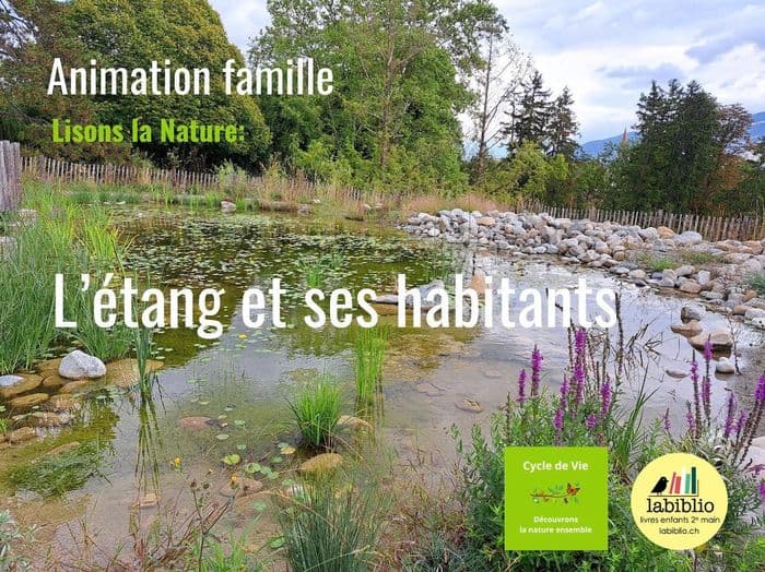 Illustration de l'événement : "Lisons la nature": L'étang et ses habitants