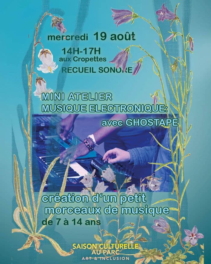 Illustration de l'événement : Recueil sonore, mini atelier de musique électronique avec Ghostape