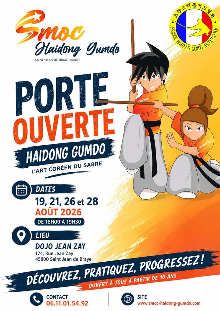 Illustration de l'événement : ⚔️ INITIATION AU SABRE CORÉEN - PORTES OUVERTES