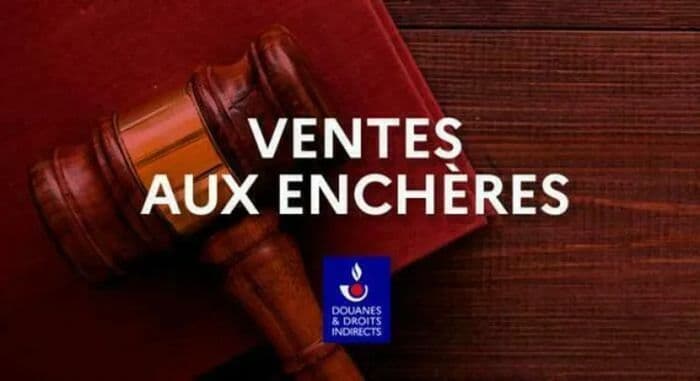 Illustration de l'événement : Vente aux enchères publiques de marchandises provenant de saisies douanières