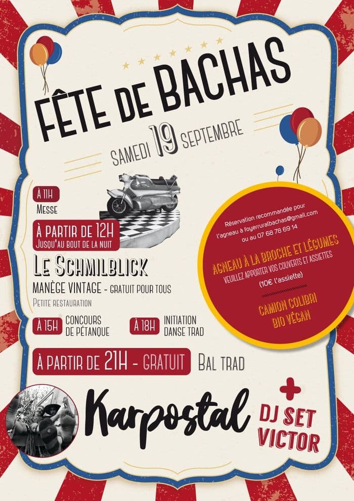 Illustration de l'événement : Fête du village de Bachas