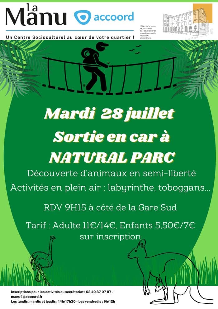 Illustration de l'événement : Sortie en car Natural parc