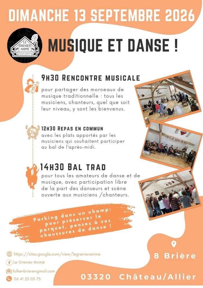 Illustration de l'événement : rencontre musicale et bal trad